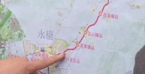 金武永东轨道交通最新线路曝光?金华市区武义永康东阳