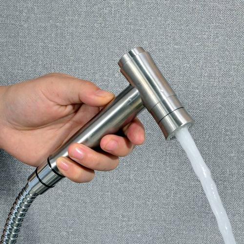 不锈钢多功能冲洗器喷抢便后妇洗器清洁器马桶伴侣喷头免按压出水