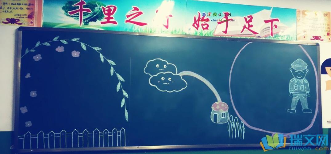 漂亮的黑板报版面设计
