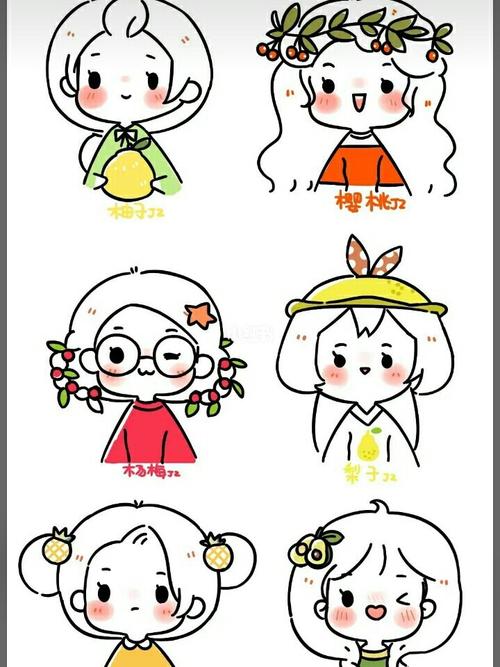 水果味儿的简笔画(2)_简笔画_水果味_教程_简笔画教程