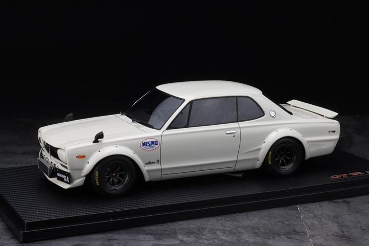 ig日产skyline2000gtrkpgc10树脂汽车模型车模