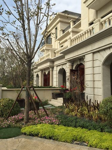 大运河孔雀城温莎郡售楼处景观实景图