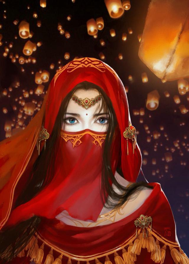 t^t喜欢的抱走,古风 红衣 壁纸 插画 妖孽 美女 剑三