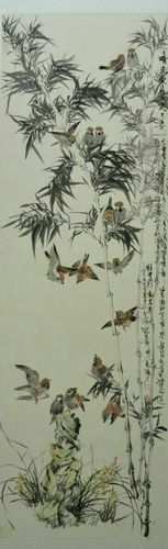 其它 【竹诗 联】书法 写美篇     四条屏 【梅兰菊竹】 家中有竹春常