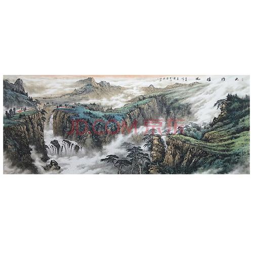 刘首作《太行雄风》八尺 李可染再传弟子 国家一级美术师