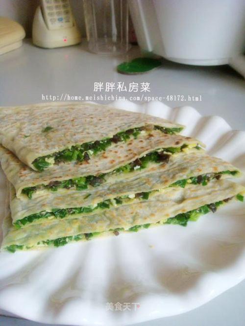 家常韭菜饼