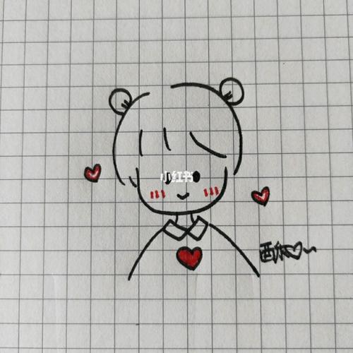 原创闺蜜简笔画