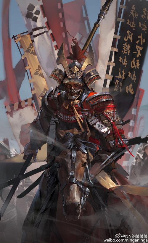 动漫日本武士的人设插图