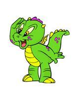 角色性格:顽皮,友好,神奇 小神龙是小神龙俱乐部节目的标志角色,活泼