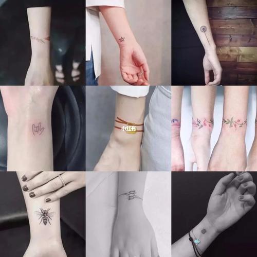 手腕纹身适合女孩子的手腕纹身素材圸鈨刺青_纹身_纹身素材_刺青_童鞋