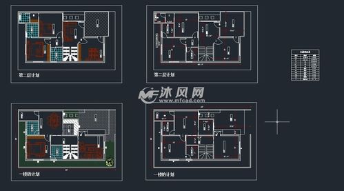 30x50双层公寓别墅房屋平面图