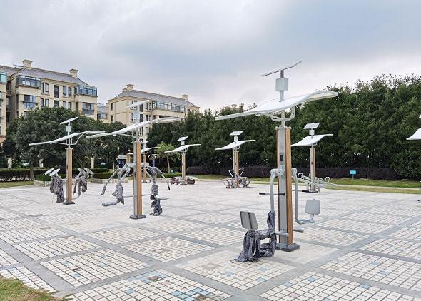 舟山新一代智能健身器材亮相这些地方已经安排上了