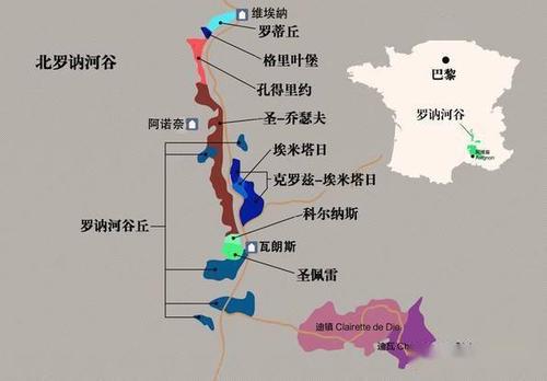 法国葡萄酒产区知识点之北罗讷河谷子产区