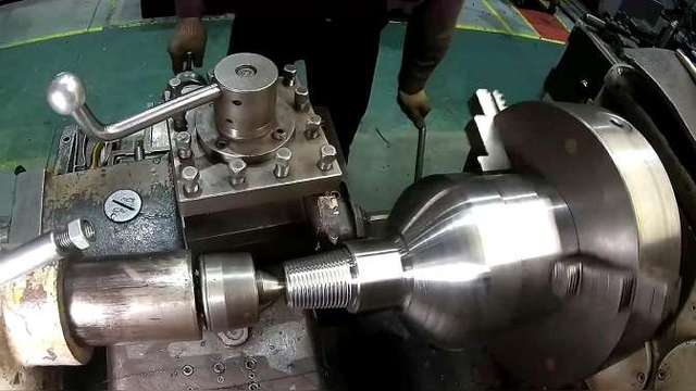 车床"飞刀"技能加工锥螺纹暴力破柴钻