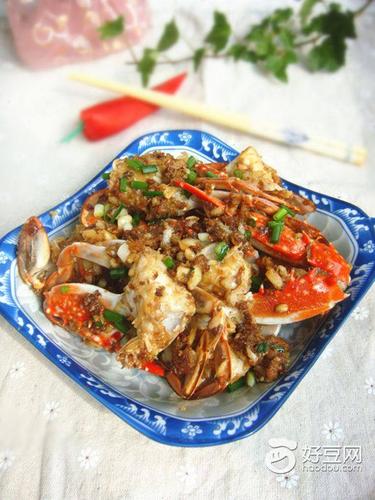 蒜香干锅梭子蟹