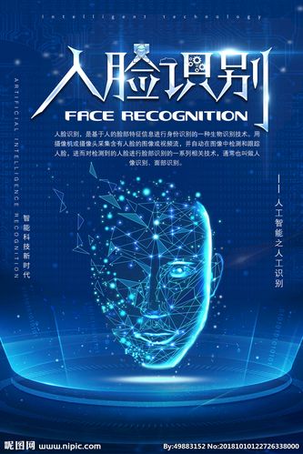 人脸识别设计图__海报设计_广告设计_设计图库_昵图网nipic.com