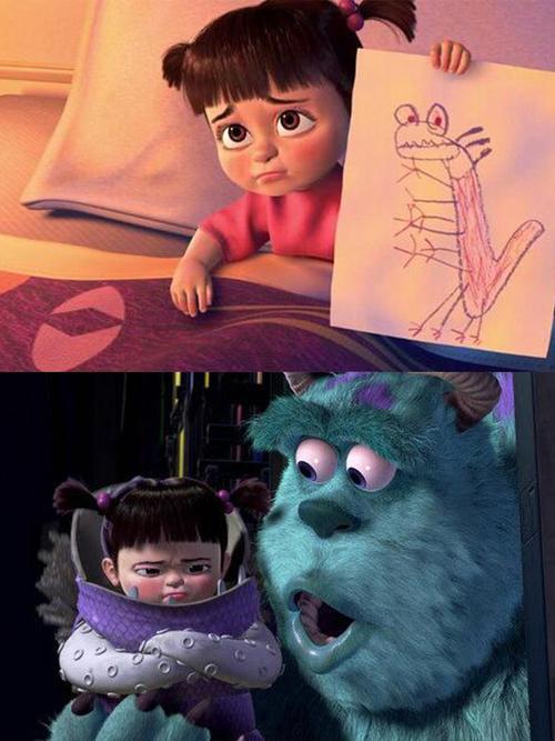 她是现实版中的怪兽公司阿布大眼睛嘟嘟脸心都被萌化了