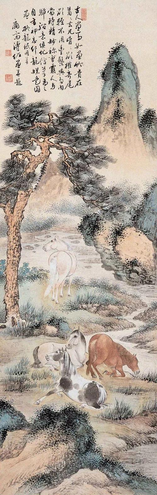 爱新觉罗溥佐丨山水画欣赏