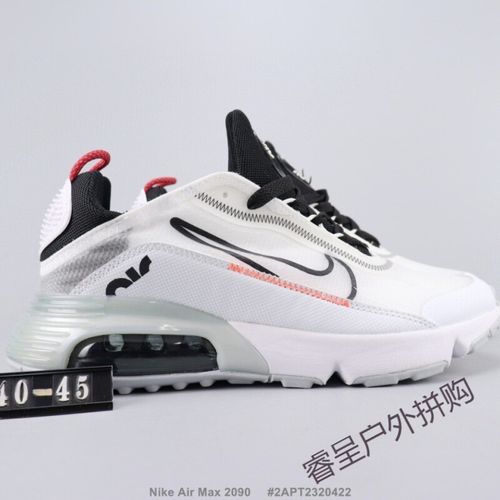 airmax2090,airmax2090测评 【高品质】男鞋透气网鞋airmax2090跑步鞋男士韩版潮流运动鞋女鞋 白