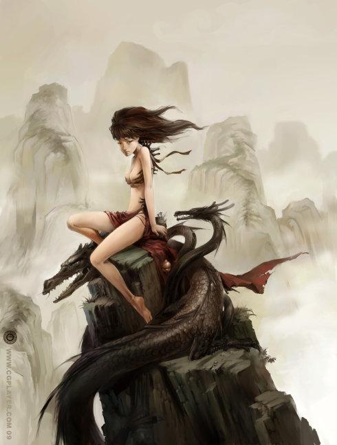 [转载]龙女-插画教程