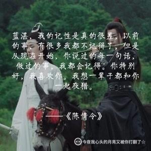 【陈情令 阿令 经典语录】