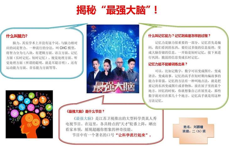 最强大脑科学小报