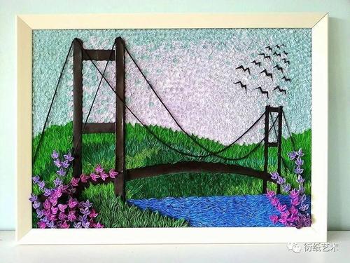 风景类衍纸作品欣赏一