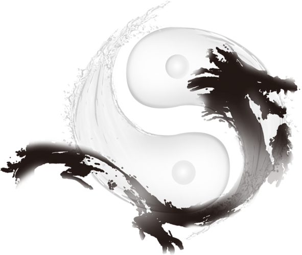 太极龙墨迹