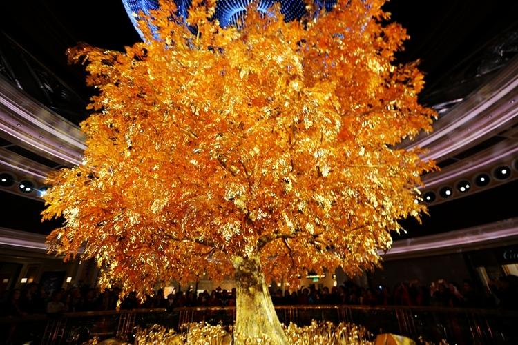 0收藏| 0 0 2018年1月7日,澳门永利大堂,发财树自动升降,令广大游客