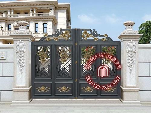 院子大门反弓带门楼别墅大门
