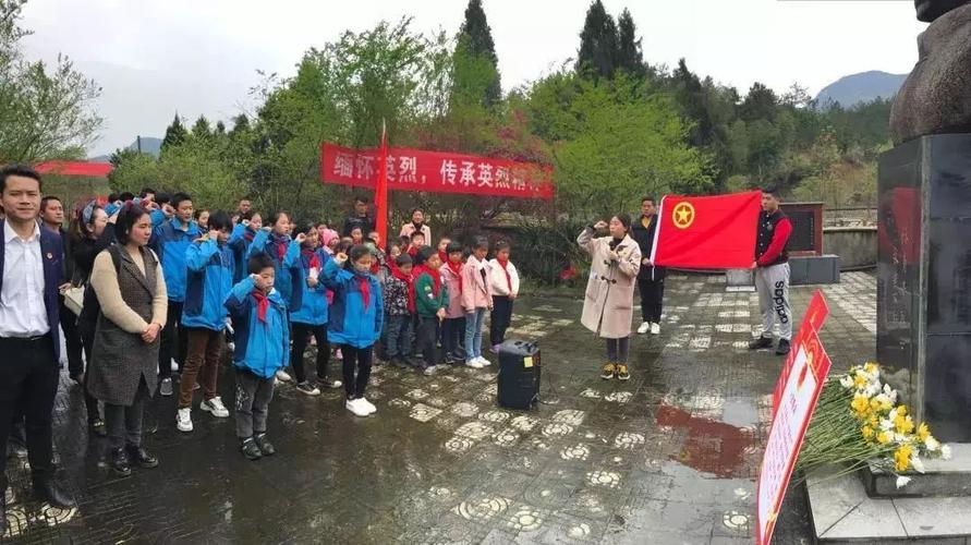 通城 通城县教育中心 崇阳 崇阳团县委,金塘镇团委在陈寿昌烈士陵园