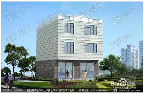 带门面的房屋建筑结构施工图_别墅设计图纸