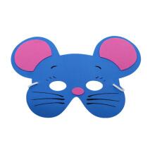 儿童节儿童面具动物头饰游戏活动道具幼儿园eva卡通面具装扮 老鼠