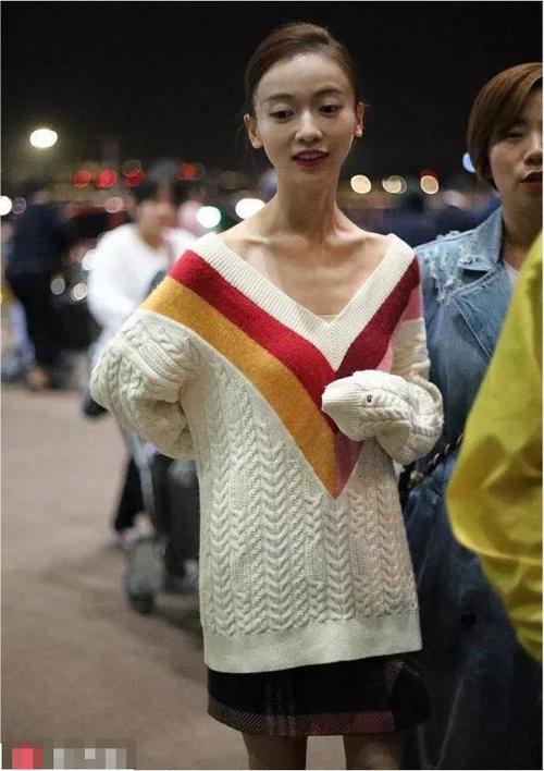 吴谨言最新生图曝光骨架小却比王凯头还大网友瘦的像鸵鸟了