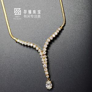 古董18k金项链