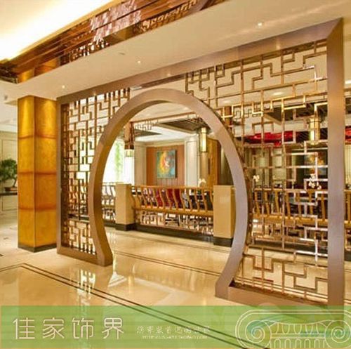 半圆形门洞镂空隔断玄关雕通花板背景墙客厅走道装修屏风厂家直销