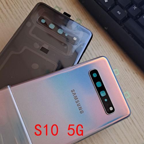 鹿纯维修推荐适用于适用于三星s10g9750玻璃后盖g9730电池盖s10手机后