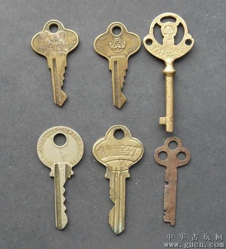 不同种类老钥匙6枚通走xx