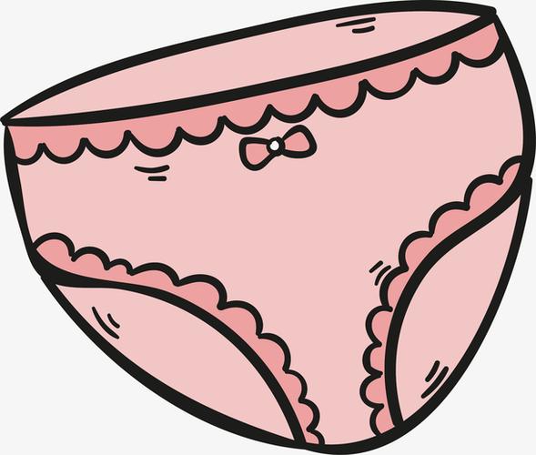 可爱女生粉色内裤