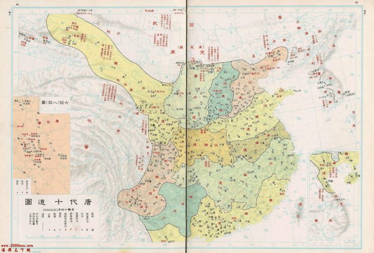 唐朝地图
