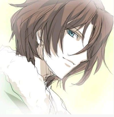 手绘男头像线稿