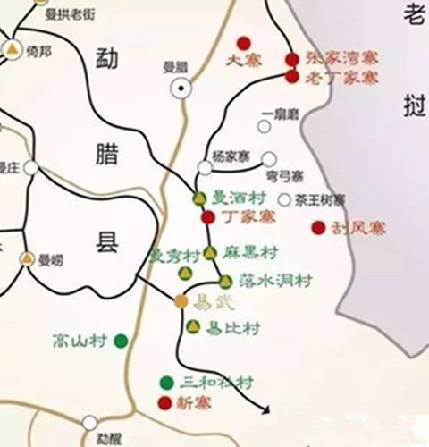 【入门干货】最全云南普洱茶山头分布地图及茶性特点