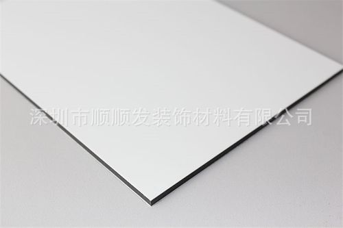 【厂家热销】铝塑板直销 内外墙装饰 纯白哑光铝塑板 广告幕墙