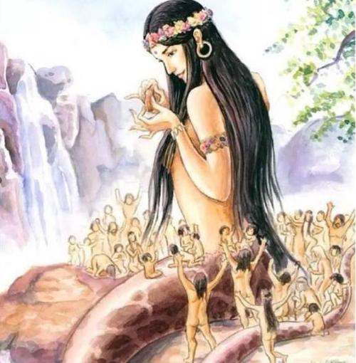 揭秘:神话中女娲娘娘究竟什么来历?为何女娲后人都是蛇?