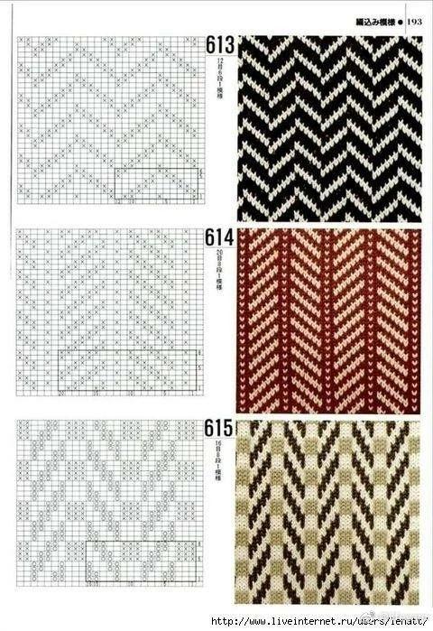 棒针提花图案##lifeyarn图解分享##编织##diy