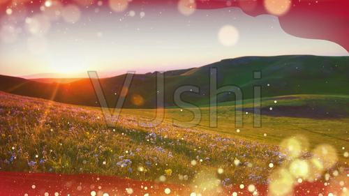 视频素材 舞台背景 配乐歌舞 《爱在天地间》祖海配乐成品 来自视频