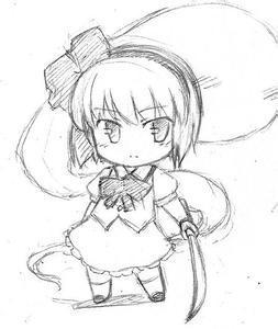 阿狸简笔画卡通动漫铅笔画