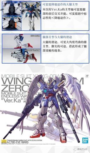 资讯万代mg飞翼零式高达ewverka开发介绍及封绘