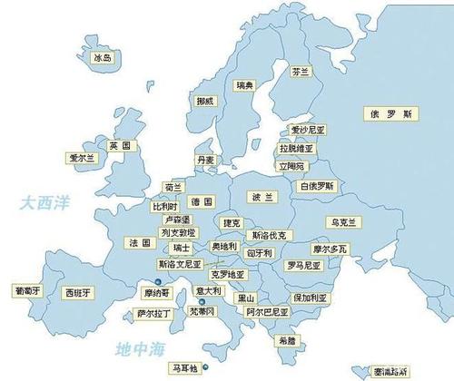 欧洲地图
