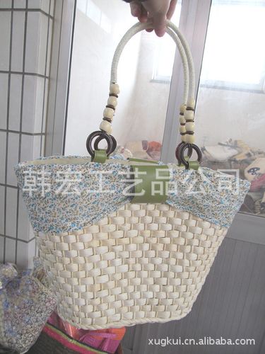 订做麦杆包,藤草编织包,蒲草包,沙滩包,编织袋